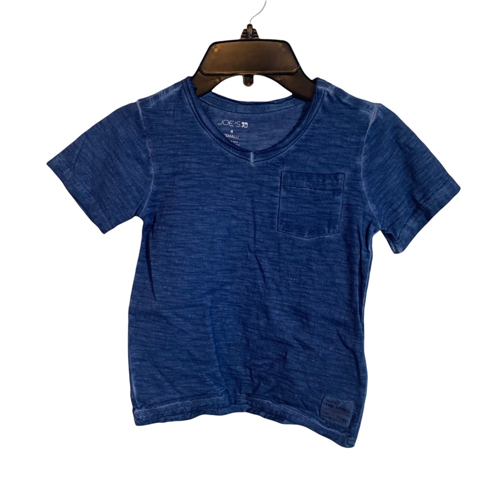 NWT‎ JOE'S S (4) Blue V-Neck Die Pocket Tee Boys. 
3750